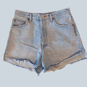 Agolde Denim Jean Cut Off Shorts Size 27